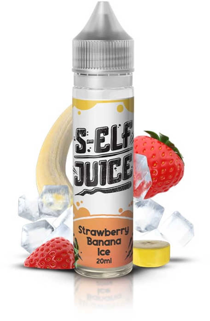 S-Elf Juice Strawberry + Banana Ice Flavor Shot 20ml/60ml