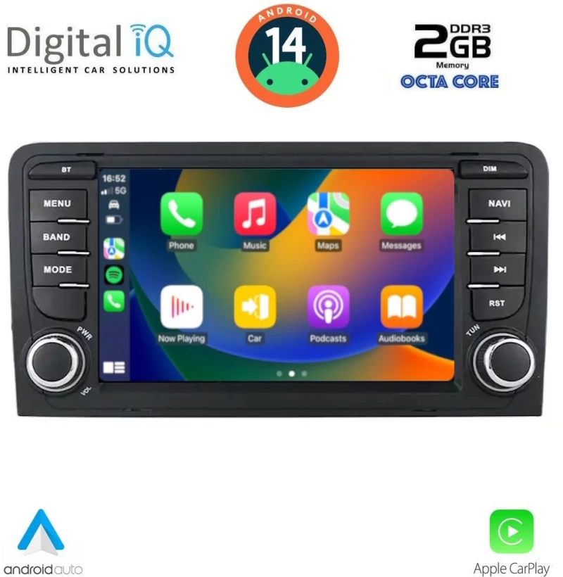 DIGITAL IQ ZSF 349_CPA (7" DECK) MULTIMEDIA OEM for AUDI A3 mod. 2003-2012
