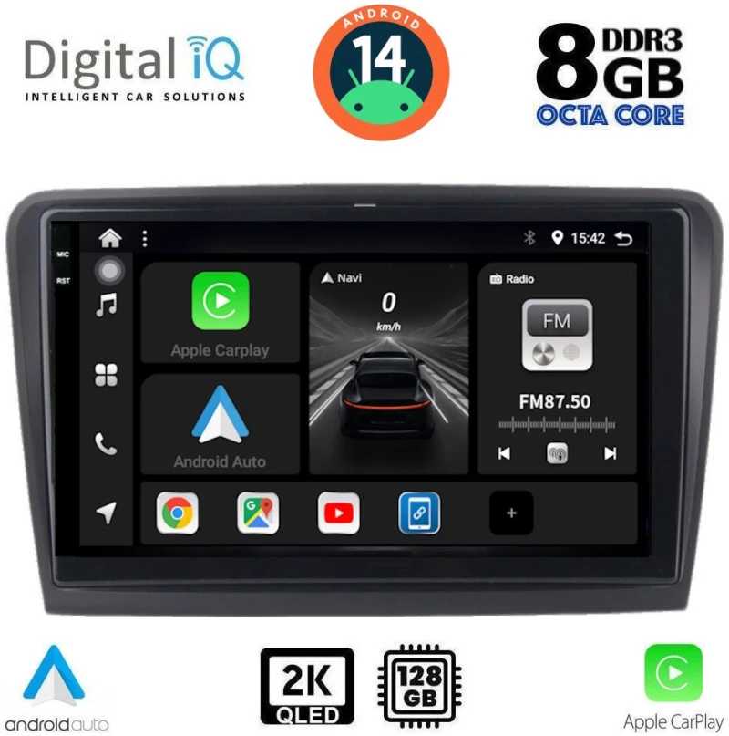 DIGITAL IQ BXF 8604_CPAA (10inc) MULTIMEDIA TABLET for SKODA SUPERB mod. 2008-2015