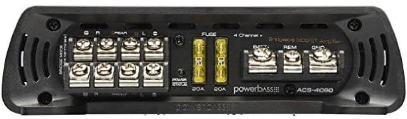 Powerbass ACS-4090 Ενισχυτής 4 Καναλιών 4x90W RMS (Τεμάχιο)