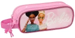 Safta 812310513 Barbie Girl, Κασετίνα, Ύφασμα, Ροζ