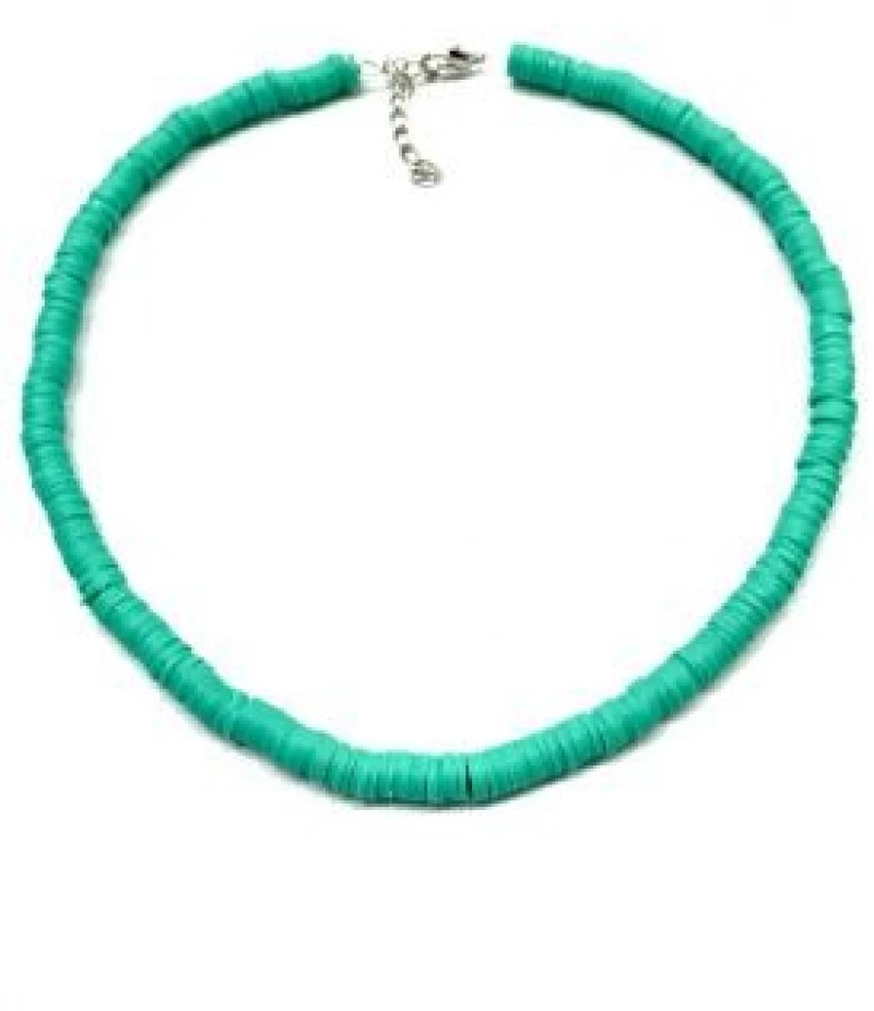 Kostibas 1042-023P, Κολιέ, Μοτίφ, Φίμο, Πράσινο