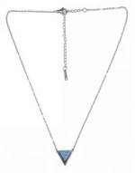 Kostibas 1013-793A1, Κολιέ, Ατσάλι, Μοτίφ, Ασημί/Τιρκουάζ