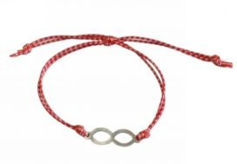 Kostibas 1539-740A3, Βραχιόλι Μάρτης, Σχοινί, Μοτίφ, Κόκκινο
