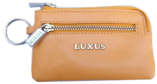 Luxus 2557, Κλειδοθήκη, Δέρμα, Κίτρινο/Μουσταρδί