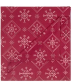 Καρέ Χριστουγεννιάτικο Christmas Day Red-White Nima 85X85