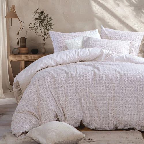 Παπλωματοθήκη Module (Σετ 3τμχ) Ecru Nef-Nef Homeware Υπέρδιπλo 240x230cm 100% Βαμβάκι