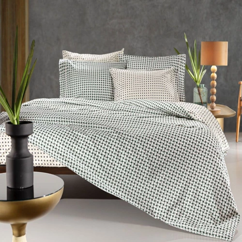 Σεντόνια Buddha (Σετ 4τμχ) Cement Guy Laroche Υπέρδιπλo 240x265cm 100% Βαμβακερό Περκάλι