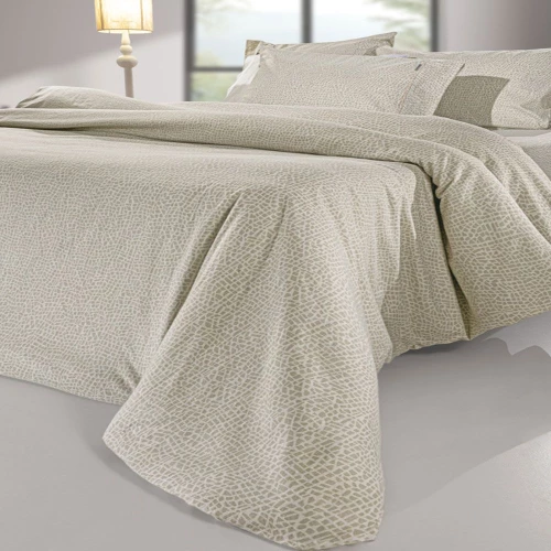 Σεντόνια Mira (Σετ 4τμχ) Cement Guy Laroche Υπέρδιπλo 240x265cm 100% Βαμβακερή Φανέλα