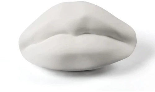 Διακοσμητικό Memorabilia Mvsevm Mouth 10074 24x7x13cm White Seletti Πορσελάνη