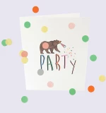 Ευχετήρια Κάρτα Κονφετί Party GL-BC-16 10x9cm Multi The Gift Label