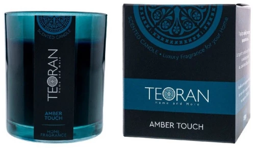 Αρωματικό Κερί Amber Touch Στρόγγυλο 200gr Teoran