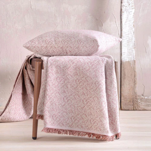 Ριχτάρι Fabio Pink Ρυθμός Πολυθρόνα 160x180cm Βαμβάκι-Πολυέστερ