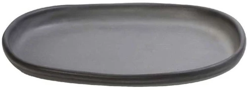 Πιάτο Ρηχό Canyon GMT402K2 25,5x17,5x2,8cm Dark Grey Espiel Πηλός