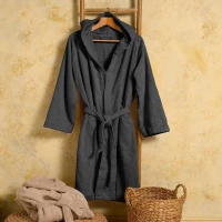 Μπουρνούζι Bloom Dark Grey Melinen