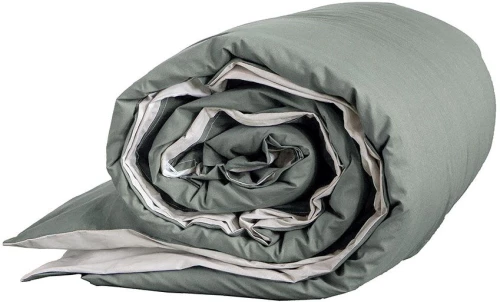 Παπλωματοθήκη Colors Oat Beige-Rock Green Nima King Size 240x260cm 100% Βαμβάκι