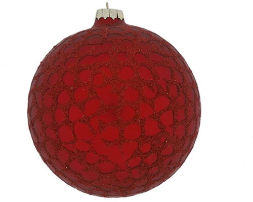Χριστουγεννιάτικη Μπάλα 013.777952 10cm Red