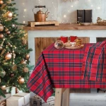 Τραπεζομάντηλο Χριστουγεννιάτικο 0769 Red-Green Das Home 140X220