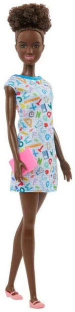 Κούκλα Barbie: You Can be Anything - Teacher Dark Skin Doll HBW97 Multi Mattel