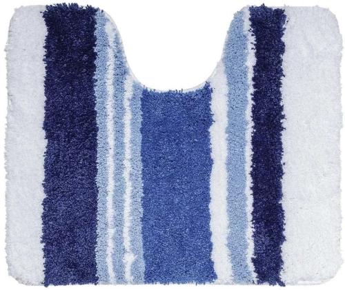 Πατάκι Λεκάνης Soffice Blue Sealskin 50X60 Πολυέστερ