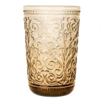 Ποτήρι Νερού Tiero 52.906.50 410ml Brown Cryspo Trio Γυαλί