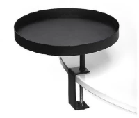 Προέκταση - Βάση Τραπεζιού AST417 Φ25,5x25cm Black Espiel Μέταλλο