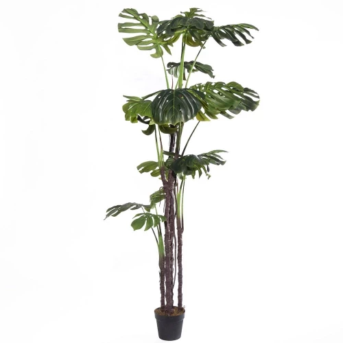 Τεχνητό Δέντρο Μονστέρα Giant 2411-6 210cm Green Supergreens Πολυαιθυλένιο