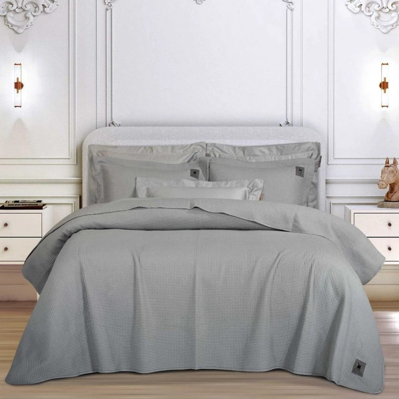 Κουβερλί 3496 Grey Greenwich Polo Club Μονό 160x240cm Microsatin