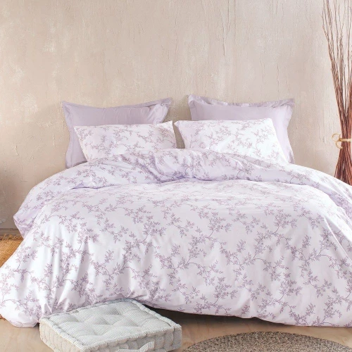 Κουβερλί Odet (Σετ 2τμχ) Purple Ρυθμός Ημίδιπλο 160x240cm 100% Βαμβάκι
