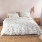 Κουβερλί Sorin (Σετ 3τμχ) Blue Ρυθμός Υπέρδιπλo 220x240cm 100% Βαμβάκι