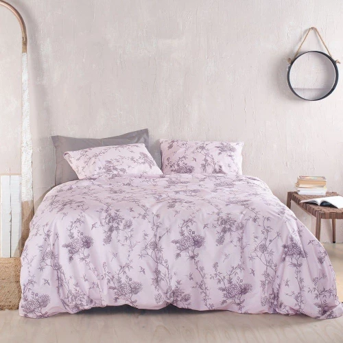 Πάπλωμα Aurora (Σετ 3τμχ) Purple Ρυθμός Υπέρδιπλo 220x240cm Βαμβάκι-Πολυέστερ