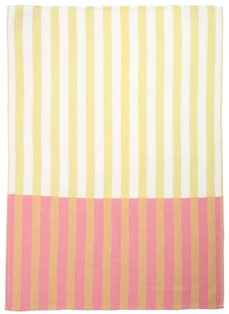 Ποτηρόπανο Kitchen Towels 37853065 Pink-Yellow Asa Selection 100% Βαμβάκι