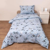 Πάπλωμα Βρεφικό Γκέιμερ Blue Viopros 120x160cm 100% Βαμβάκι