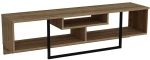 Έπιπλο Τηλεόρασης Asal 875ZNA3051 149,4x35,2x40,2cm Walnut-Black