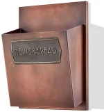 Ψωμιέρα 742TMA3629 27x17x34cm Copper Hermia Μέταλλο
