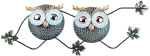 Διακοσμητικό Τοίχου Owl 891TNL1735 77x28cm Multi Wallity Μέταλλο