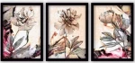 Κάδρα (Σετ 3Τμχ) 364LUL1431 35x45cm Multi Wallity Κάθετοι Πλαστικό,Mdf