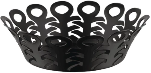 Φρουτιέρα Vimini BM21/21 B Φ22cm Black Alessi Ατσάλι