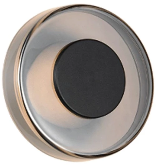 Φωτιστικό Τοίχου - Απλίκα Celeste 254910132 22cm 1xSMD 10W 1100lm 3000K Black-Chrome Trio Lighting