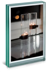 Κορνίζα Vision 167010 13x18cm Clear-Green Philippi Γυαλί