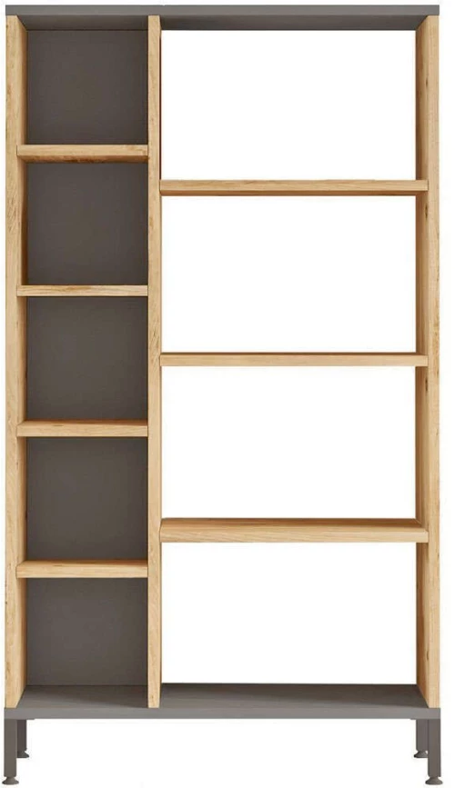 Βιβλιοθήκη 956LCS1429 72x25,5x133,6cm Pine-Anthracite