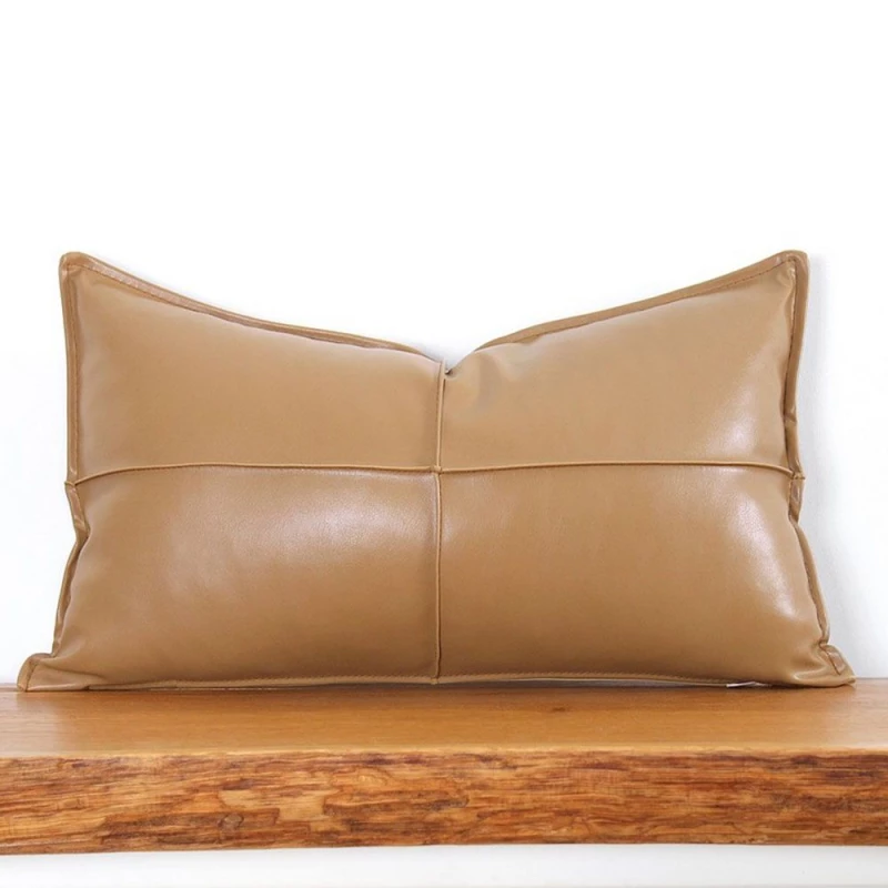 Μαξιλάρι Διακοσμητικό (Με Γέμιση) Dobsett v2 210FLF1119 Beige Aberto Design 58x33 Τεχνόδερμα