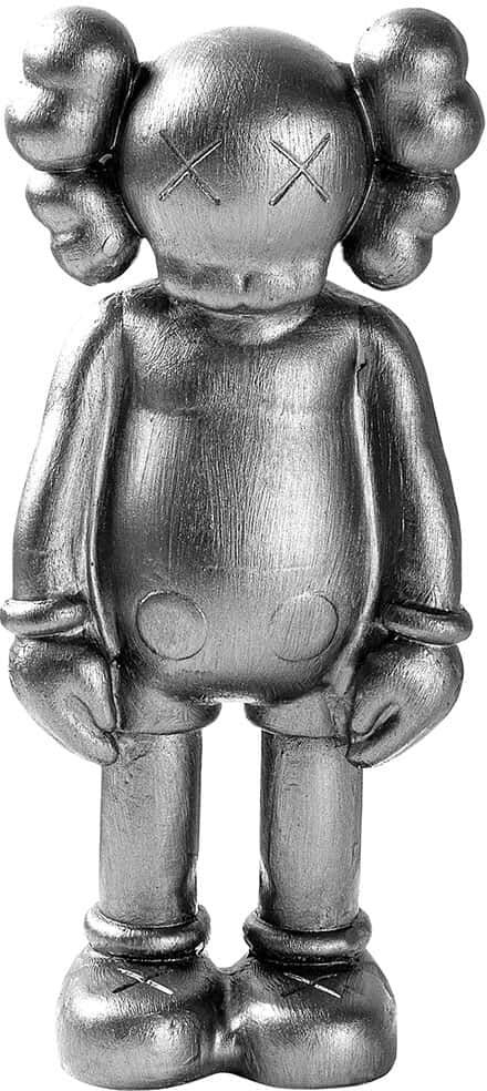 Διακοσμητική Φιγούρα 565TNL1386 12x8x26cm Silver Aberto Design Πολυέστερ