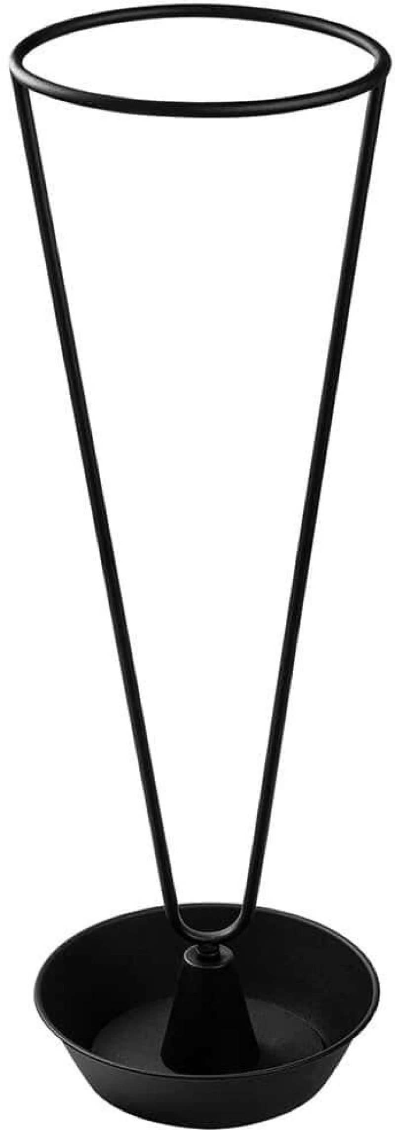 Ομπρελοθήκη 247HFM1228 22x22x70cm Black Aberto Design Μέταλλο