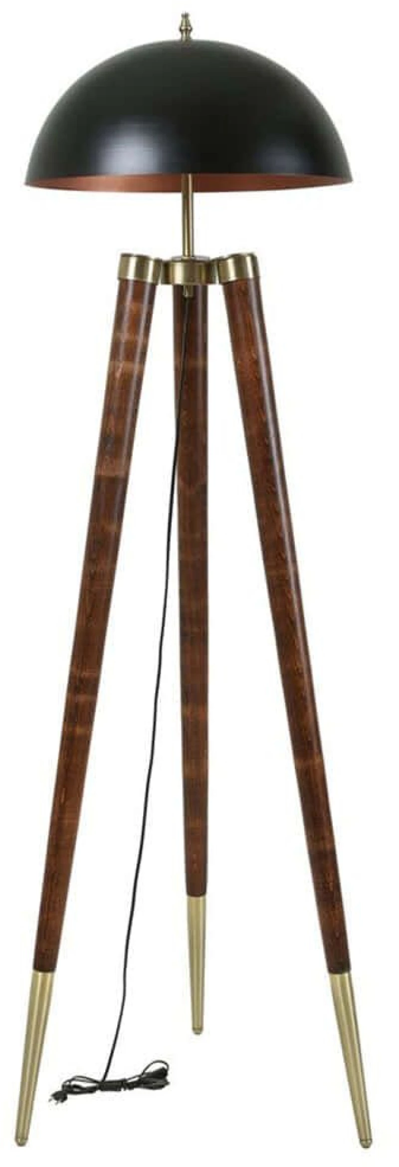 Φωτιστικό Δαπέδου Stil 534LUN4387 48x165cm E27 40W Walnut-Black Opviq