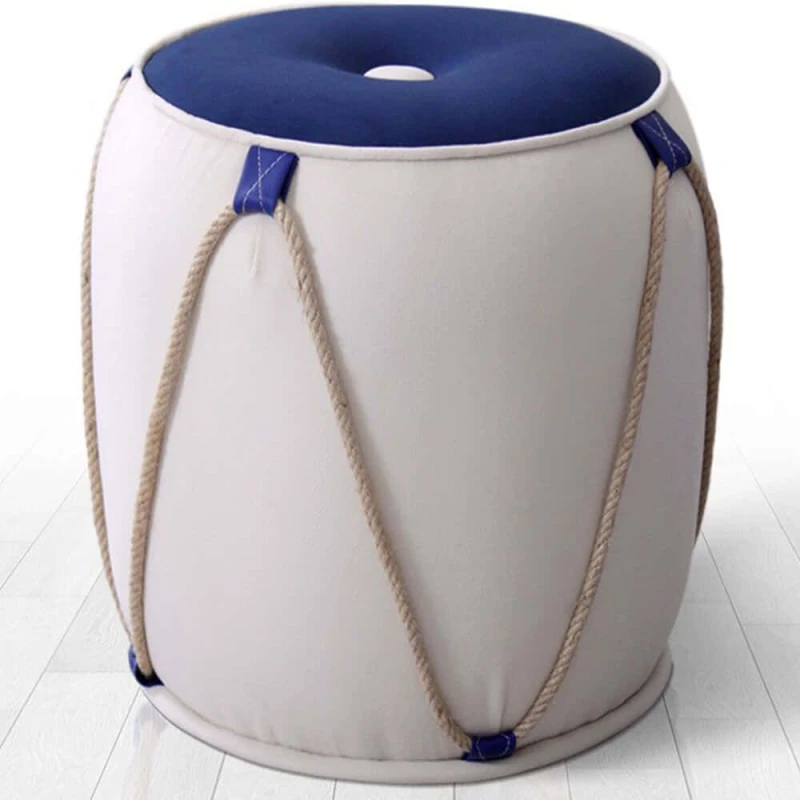 Σκαμπό Fora 209FLF1287 42x44cm White-Blue