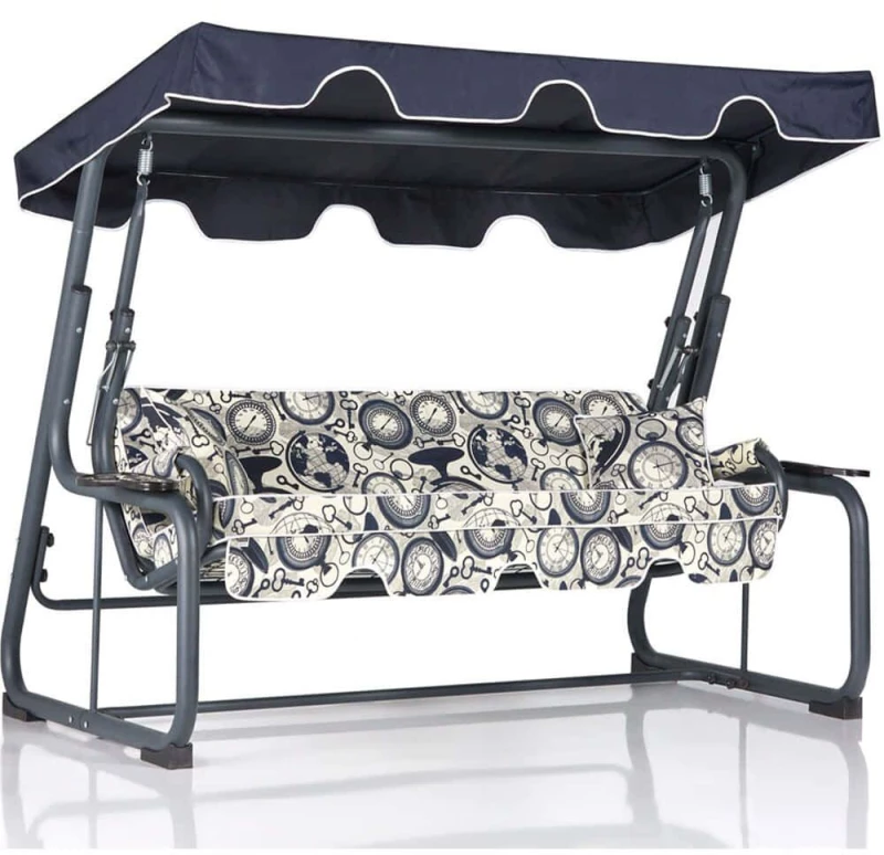 Κούνια Κήπου Τριθέσια Rubus 561CLR1714 200x110x165cm Multi