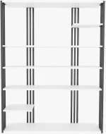 Βιβλιοθήκη Jenny 875ZNA4520 120x29,6x160cm White-Black