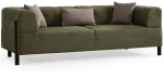 Καναπές Τριθέσιος Gio 560ARE2369 225x93x75cm Green