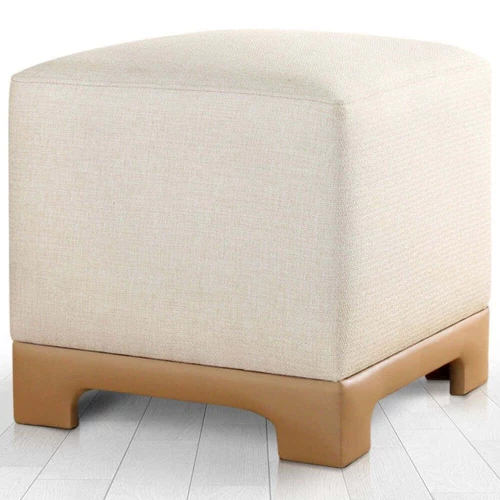 Σκαμπό Lenover 209FLF1414 50x50x47cm Cream